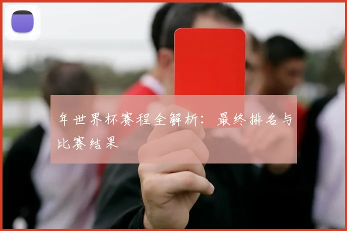 年世界杯赛程全解析：最终排名与比赛结果